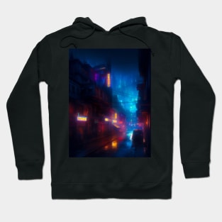 Neon Lit Nightlife Hoodie